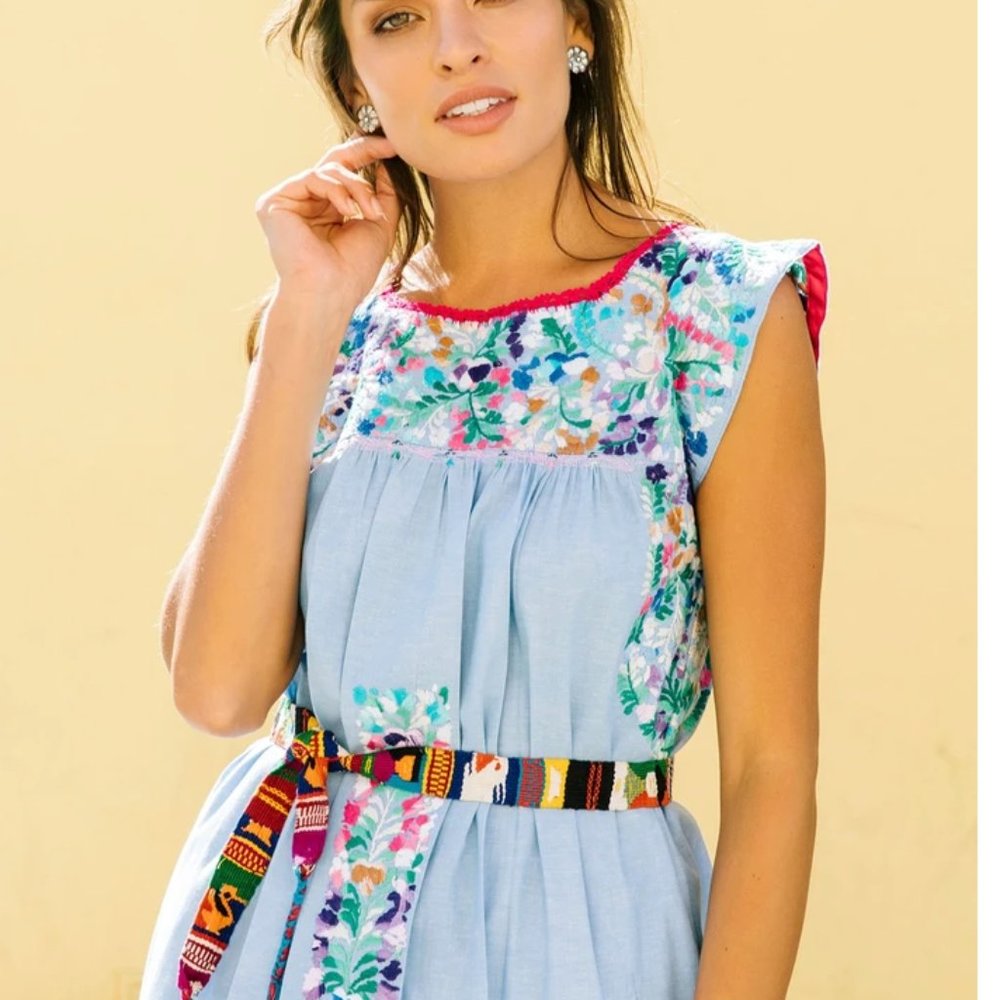 Mi Golondrina Midi Dress EUC 💕